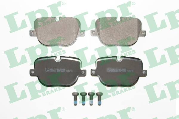 Jeu de 4 plaquettes de frein arrière LPR 05P1652 - OtoParts.ma