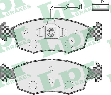 Jeu de 4 plaquettes de frein avant LPR 05P1653 - OtoParts.ma