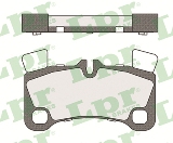 Jeu de 4 plaquettes de frein arrière LPR 05P1655 - OtoParts.ma