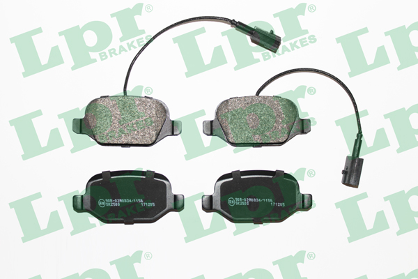 Jeu de 4 plaquettes de frein arrière LPR 05P1661 - OtoParts.ma