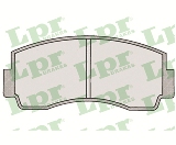 Jeu de 4 plaquettes de frein avant LPR 05P167 - OtoParts.ma