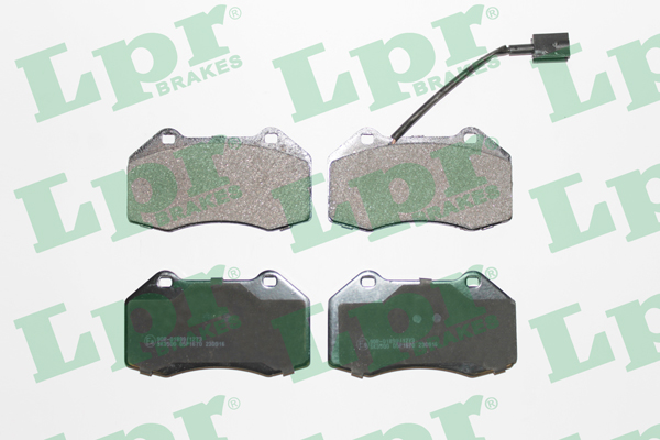 Jeu de 4 plaquettes de frein avant LPR 05P1670 - OtoParts.ma