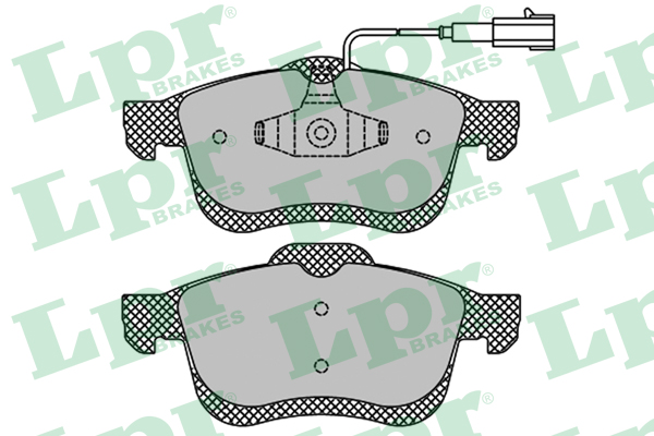 Jeu de 4 plaquettes de frein avant LPR 05P1674 - OtoParts.ma
