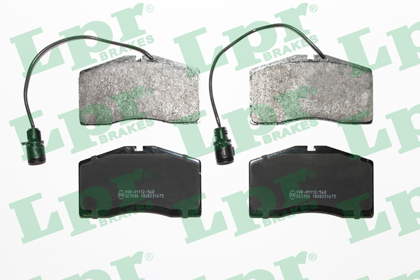 Jeu de 4 plaquettes de frein avant LPR 05P1675 - OtoParts.ma