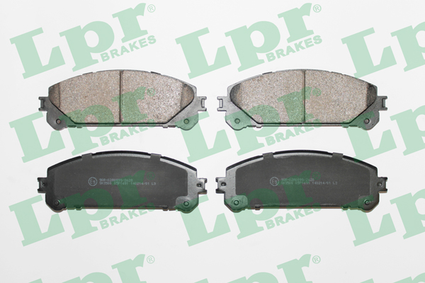 Jeu de 4 plaquettes de frein avant LPR 05P1691
