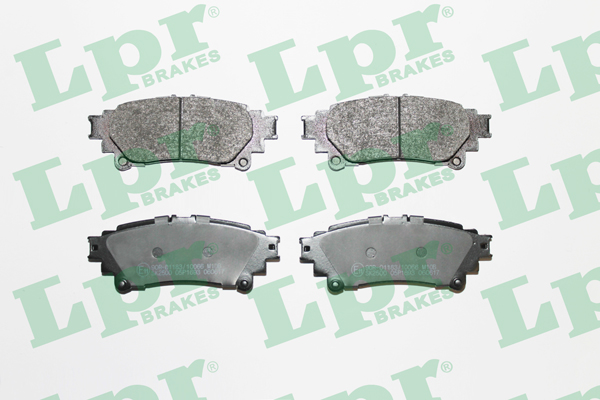 Jeu de 4 plaquettes de frein avant LPR 05P1693 - OtoParts.ma
