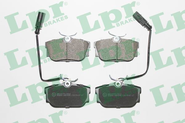 Jeu de 4 plaquettes de frein arrière LPR 05P1699 - OtoParts.ma