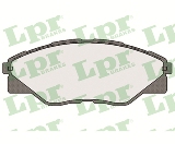 Jeu de 4 plaquettes de frein avant LPR 05P1718 - OtoParts.ma