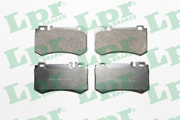 Jeu de 4 plaquettes de frein avant LPR 05P1719 - OtoParts.ma
