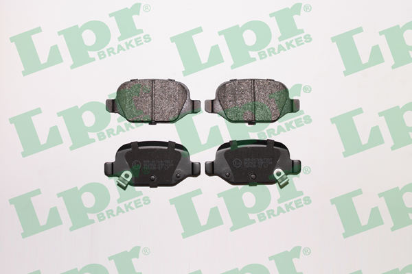 Jeu de 4 plaquettes de frein arrière LPR 05P1724 - OtoParts.ma