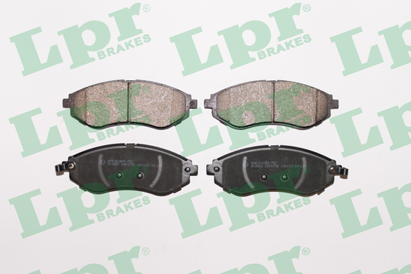 Jeu de 4 plaquettes de frein avant LPR 05P1730 - OtoParts.ma