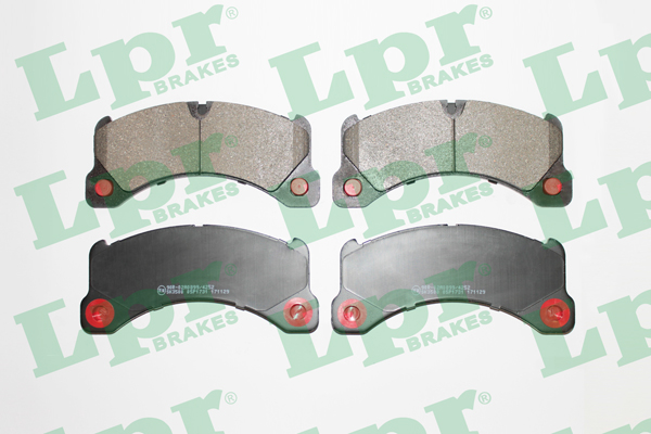Jeu de 4 plaquettes de frein avant LPR 05P1731 - OtoParts.ma