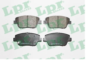 Jeu de 4 plaquettes de frein avant LPR 05P1736 - OtoParts.ma