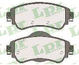 Jeu de 4 plaquettes de frein avant LPR 05P1740 - OtoParts.ma