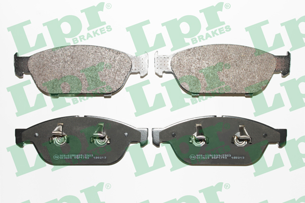 Jeu de 4 plaquettes de frein avant LPR 05P1743 - OtoParts.ma