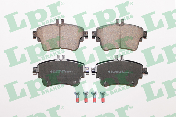 Jeu de 4 plaquettes de frein avant LPR 05P1780 - OtoParts.ma