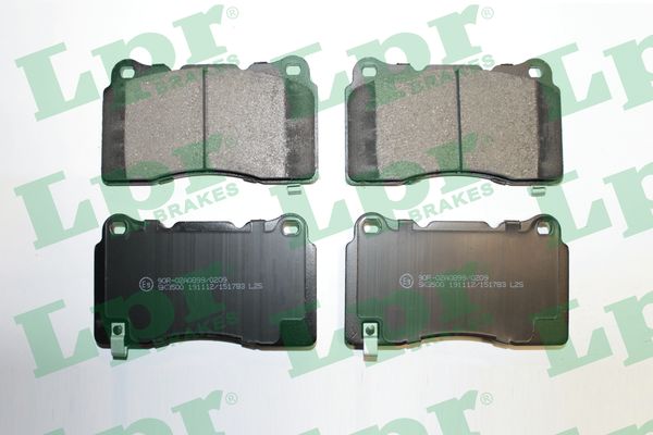 Jeu de 4 plaquettes de frein avant LPR 05P1783 - OtoParts.ma