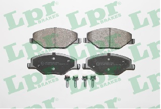 Jeu de 4 plaquettes de frein avant LPR 05P1795 - OtoParts.ma
