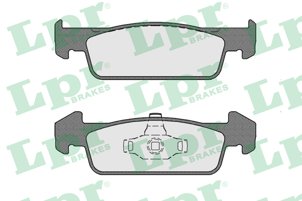 Jeu de 4 plaquettes de frein avant LPR 05P1796 - OtoParts.ma