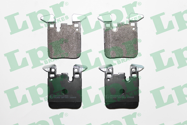 Jeu de 4 plaquettes de frein arrière LPR 05P1803 - OtoParts.ma