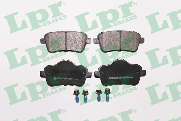 Jeu de 4 plaquettes de frein arrière LPR 05P1805 - OtoParts.ma