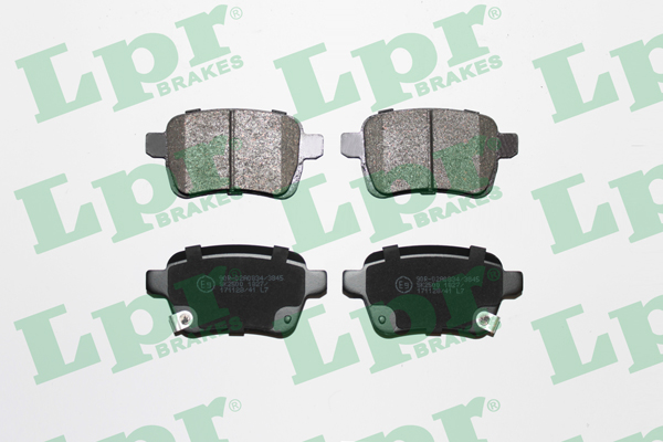 Jeu de 4 plaquettes de frein arrière LPR 05P1827 - OtoParts.ma