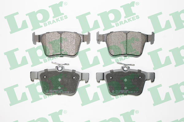 Jeu de 4 plaquettes de frein arrière LPR 05P1835 - OtoParts.ma