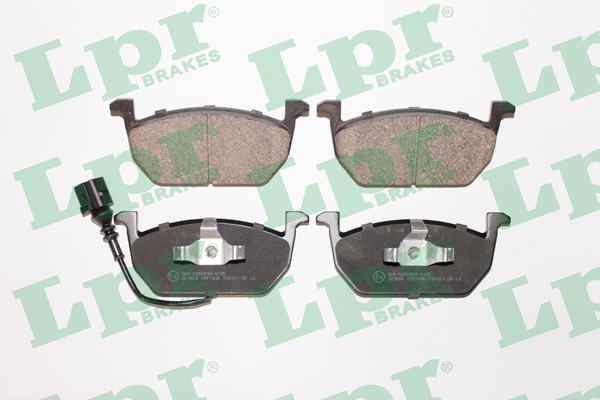 Jeu de 4 plaquettes de frein avant LPR 05P1836 - OtoParts.ma