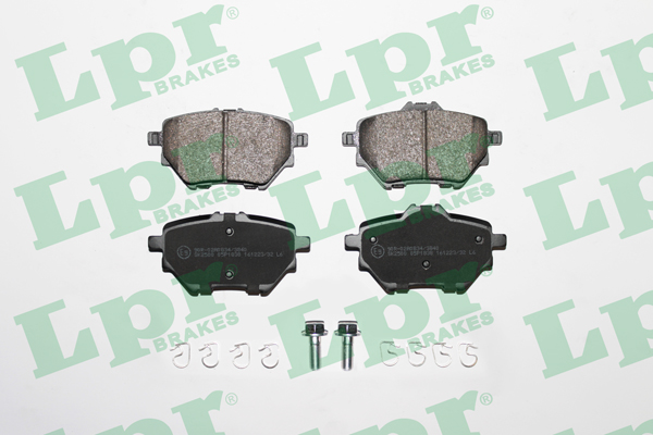 Jeu de 4 plaquettes de frein arrière LPR 05P1838 - OtoParts.ma