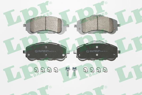 Jeu de 4 plaquettes de frein avant LPR 05P1845 - OtoParts.ma