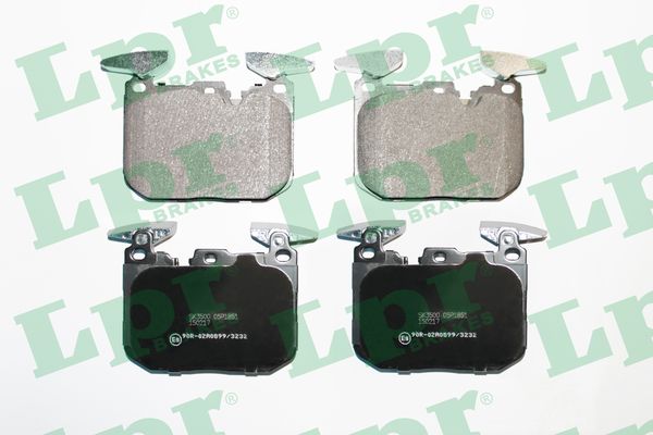 Jeu de 4 plaquettes de frein avant LPR 05P1851 - OtoParts.ma