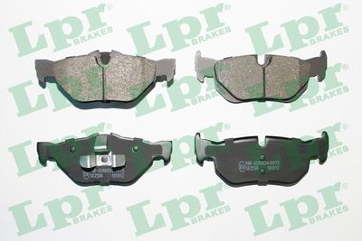 Jeu de 4 plaquettes de frein avant LPR 05P1876 - OtoParts.ma