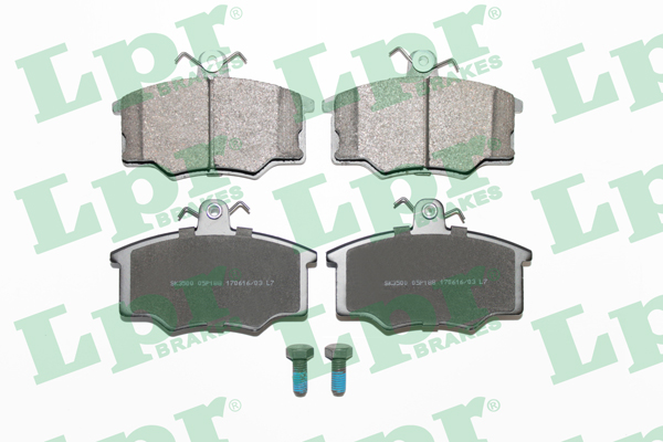 Jeu de 4 plaquettes de frein avant LPR 05P188 - OtoParts.ma