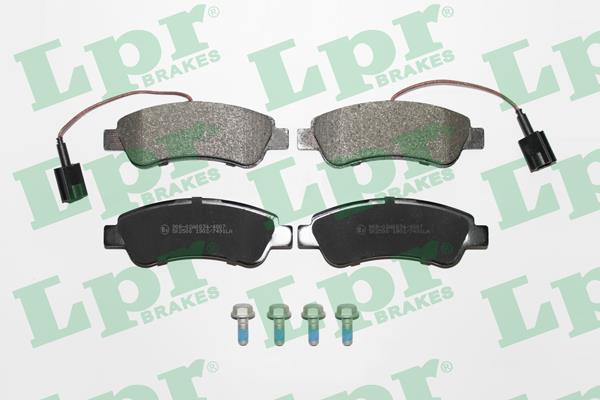 Jeu de 4 plaquettes de frein arrière LPR 05P1902 - OtoParts.ma