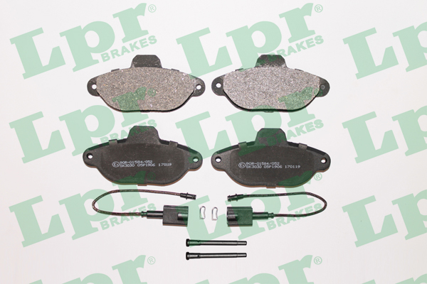 Jeu de 4 plaquettes de frein avant LPR 05P1906 - OtoParts.ma