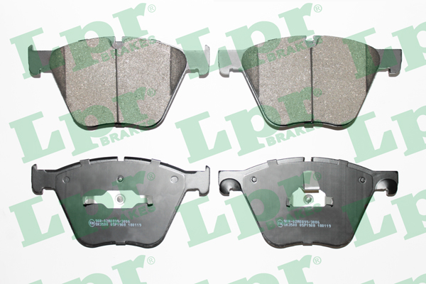 Jeu de 4 plaquettes de frein avant LPR 05P1908 - OtoParts.ma