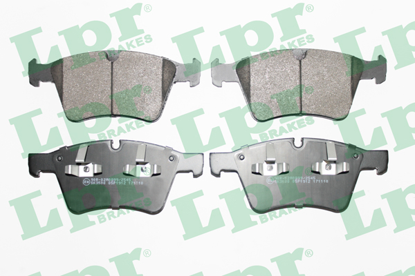 Jeu de 4 plaquettes de frein avant LPR 05P1912 - OtoParts.ma