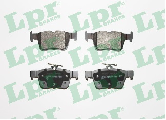 Jeu de 4 plaquettes de frein arrière LPR 05P1915 - OtoParts.ma