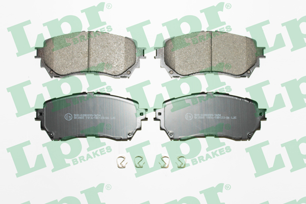 Jeu de 4 plaquettes de frein avant LPR 05P1916 - OtoParts.ma