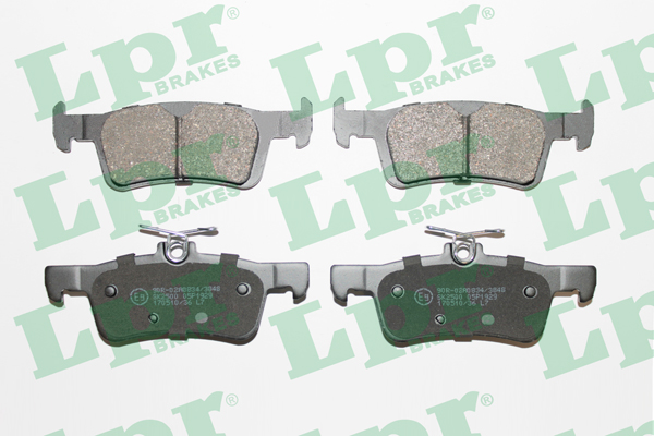 Jeu de 4 plaquettes de frein arrière LPR 05P1929 - OtoParts.ma