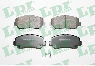 Jeu de 4 plaquettes de frein avant LPR 05P1957 - OtoParts.ma