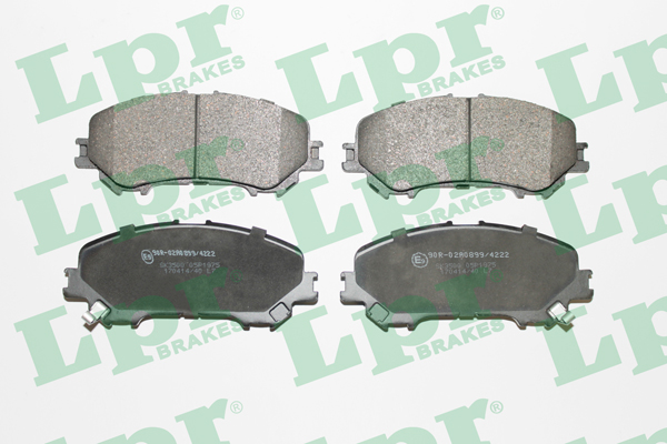 Jeu de 4 plaquettes de frein avant LPR 05P1975 - OtoParts.ma