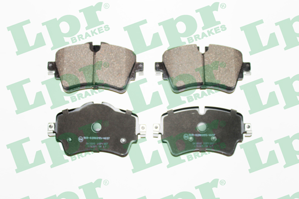 Jeu de 4 plaquettes de frein avant LPR 05P1987 - OtoParts.ma