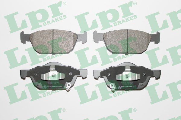 Jeu de 4 plaquettes de frein avant LPR 05P1991 - OtoParts.ma