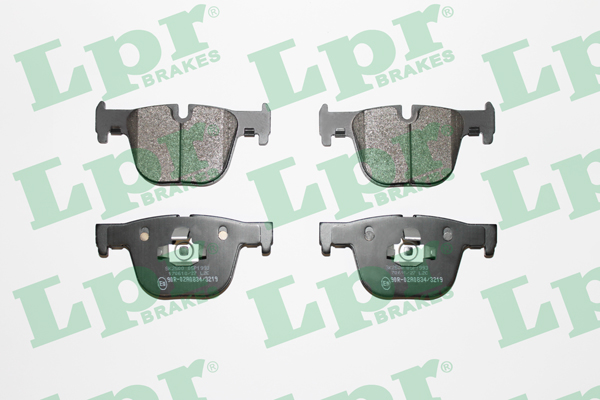 Jeu de 4 plaquettes de frein arrière LPR 05P1993 - OtoParts.ma