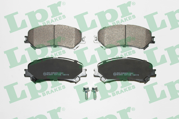 Jeu de 4 plaquettes de frein LPR 05P1996 - OtoParts.ma
