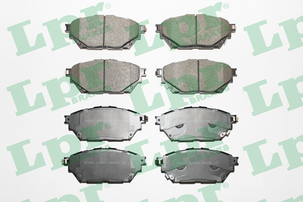 Jeu de 4 plaquettes de frein LPR 05P2000 - OtoParts.ma