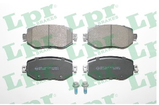 Jeu de 4 plaquettes de frein avant LPR 05P2005 - OtoParts.ma