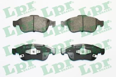 Jeu de 4 plaquettes de frein avant LPR 05P2019 - OtoParts.ma