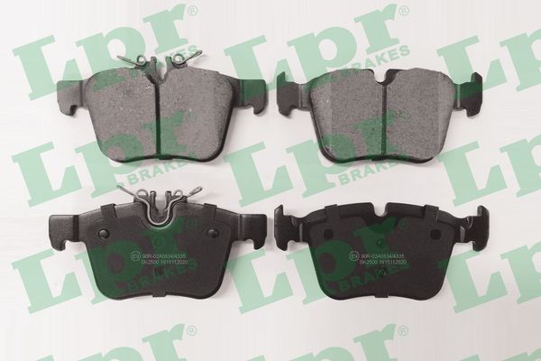 Jeu de 4 plaquettes de frein arrière LPR 05P2020 - OtoParts.ma